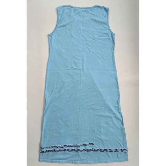 Michael Simon Lite Women's Maxi Dress Cruise Ship Embroidery Size PL - Picture 6 of 12